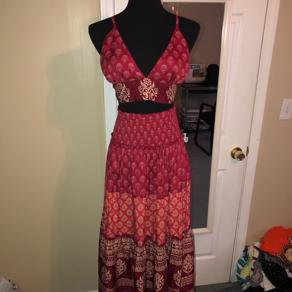 Maxi skirt set